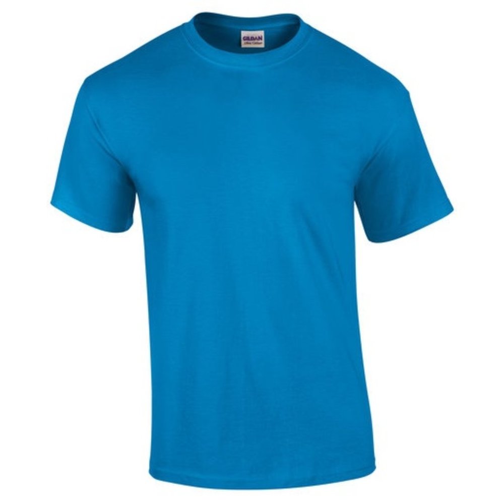 🆕 GILDAN ADULT ULTRA COTTON ROUND-NECK SHORT SLEEVE T-SHIRT - SLATE BLUE - MEN